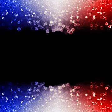 Red white blue firework July 4th, Memorial, President, Labor Day background Stock Illustration