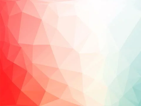 Red white blue triangles background Illustrazione stock