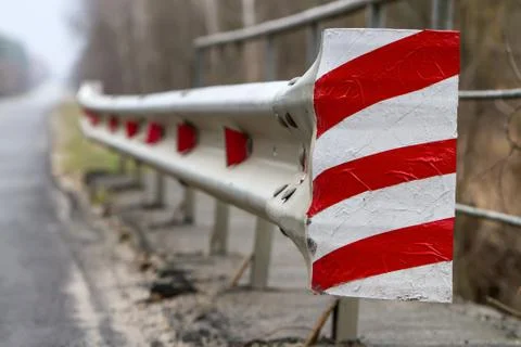 Red-white bump Stock Photos