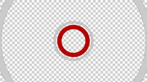 Red white circle Stock Footage 44213442