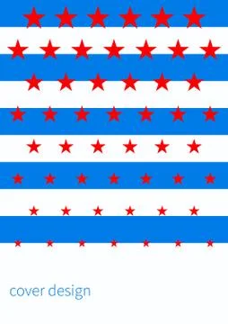 Red, white cover Stock Illustration