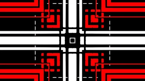 Red White Cross Vj Loops Animation Background Stock Footage 105949121