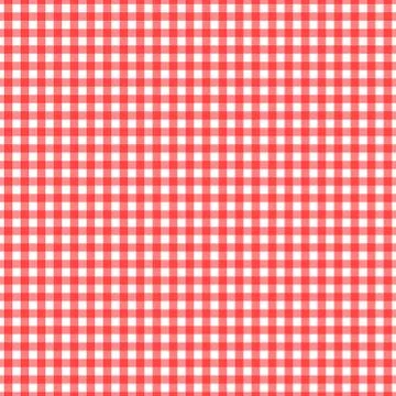 Red White Gingham Seamless Pattern Background Stock Illustration