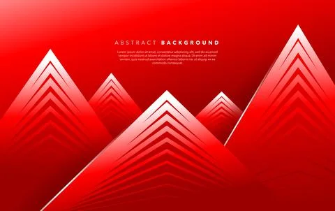 Red white modern abstract background design Stock Illustration