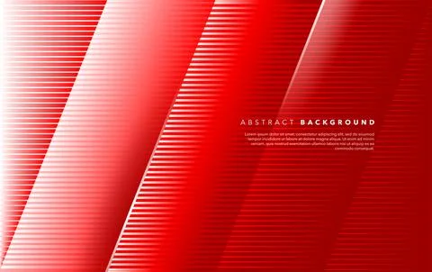 Red white modern abstract background design Stock Illustration