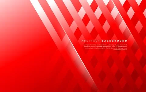 Red white modern abstract background design Stock Illustration