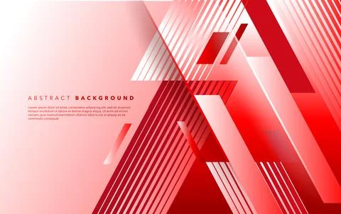 Red white modern abstract background design Stock Illustration