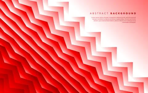 Red white modern abstract background design Stock Illustration