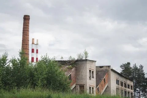 Red white pipe Stock Photos
