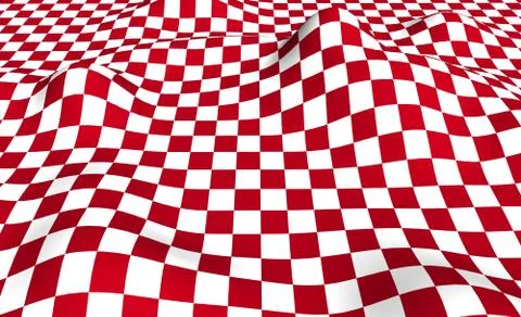 Red-white plane Stock Illustration