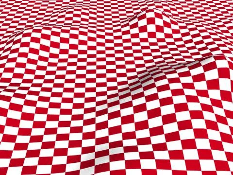 Red-white plane Stock Illustration