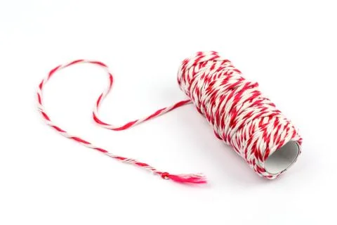 Red white rope Stock Photos
