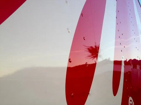Red white shiny reflection modern abstract design background Stock Photos