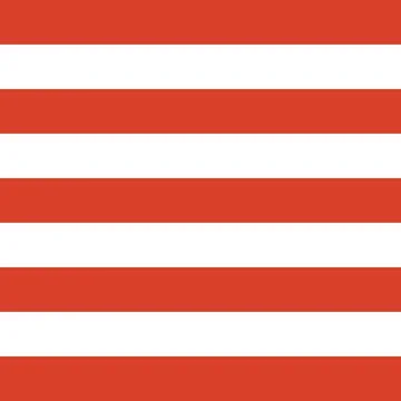 Red white striped pattern. Stripy. Flat, vector Stock Illustration
