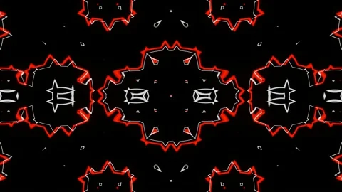 Red white VJ Loop overflows of abstract background Stock Footage 172531068
