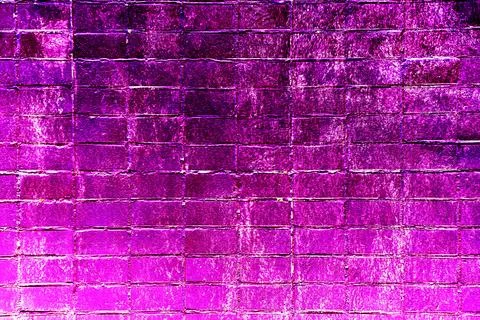 Red white wall background. The texture of the old brick wall is horizontal. B Stock Photos