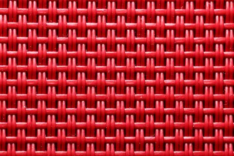Red Wicker Basket Close up Texture Stock Photos
