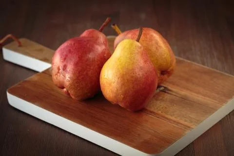 Red williams pear Stock Photos