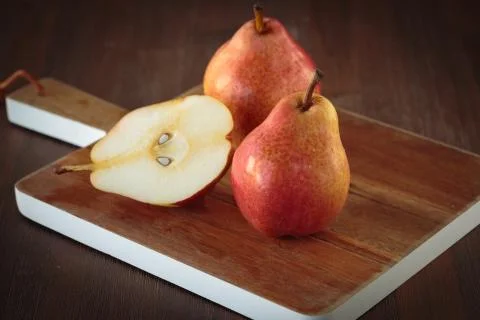 Red williams pear Stock Photos