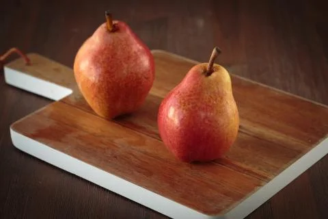 Red williams pear Stock Photos