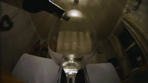 Red Wind Pour Slow Motion 1 Stock Footage 100770042