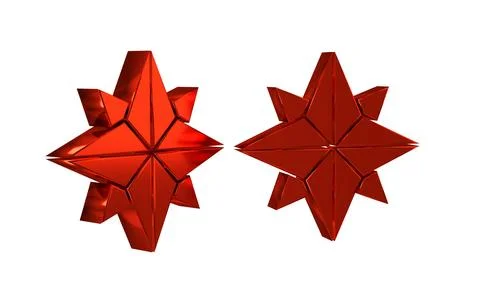 Red Wind rose icon isolated on transparent background. Compass icon for tra.. Stock Illustration
