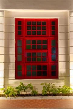 Red window Frame Photos