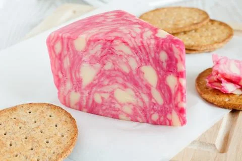 Red Windsor Cheese Stock Photos