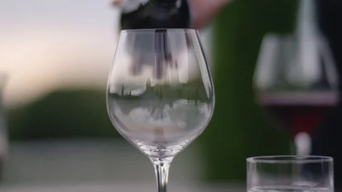 Red Wine Being Poured Stock Footage 82552586