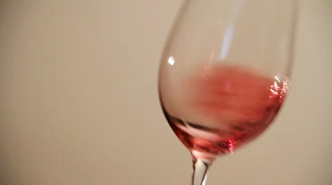 Red Wine Being Swirled Stockbeeldmateriaal 37732438