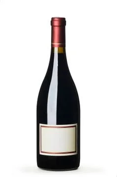 Red wine bottle Stock Photos