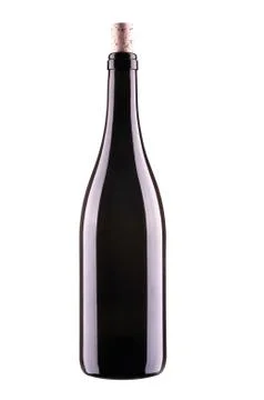 Red wine bottle Foto stock