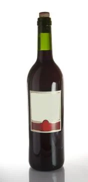 Red Wine Bottle Stock Photos