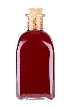 Red wine bottle Stock Photos