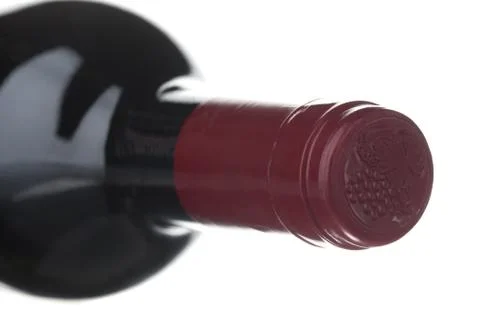 Red wine bottle Stock-Fotos