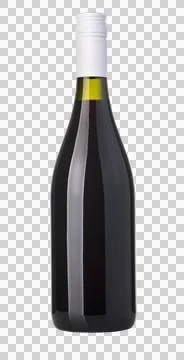 Red wine bottle Stock Photos