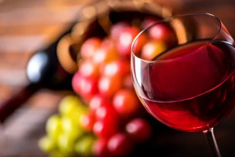 Red wine close up Stock Photos