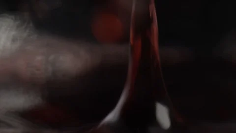 Red wine drops, slow motion Stock Footage 98511776