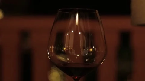 Red wine during evening Stock Footage 142222031