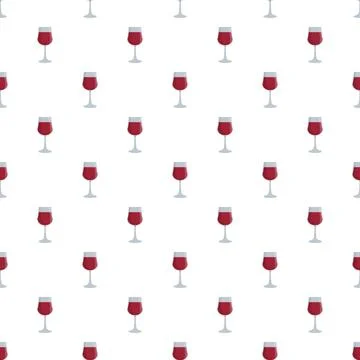 Red wine glasses seamless pattern background design 스톡 일러스트