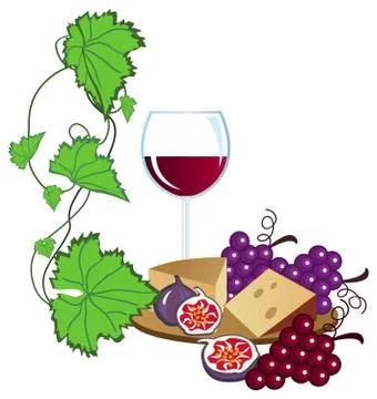 Red wine Stock Illustration
