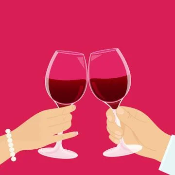 Red wine Stock Illustration