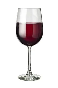 Red wine isolated Foto stock