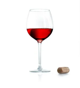 Red wine isolated Stock Photos