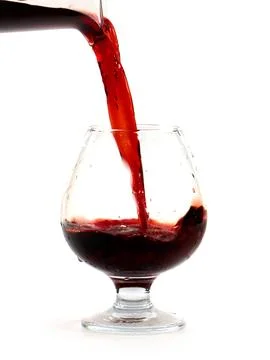 Red wine pattern Stock Photos