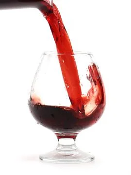 Red wine pattern Stock Photos
