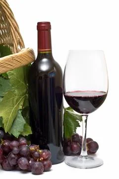 Red wine. Stock Photos