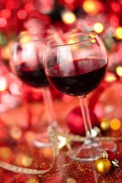 Red wine . Stock Photos