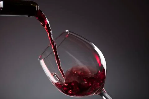 Red wine. Foto stock