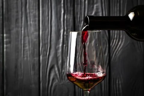 Red wine Foto stock